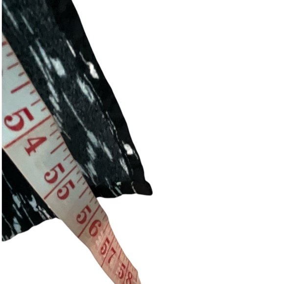 GAP Black White Print Full Button Front Maxi Length Shirt Dress Drawstring Waist - Picture 6 of 8